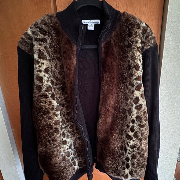 Jackets & Blazers - Vintage Leopard Jacket